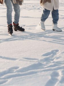 Eislaufen am Gaaler Badeteich